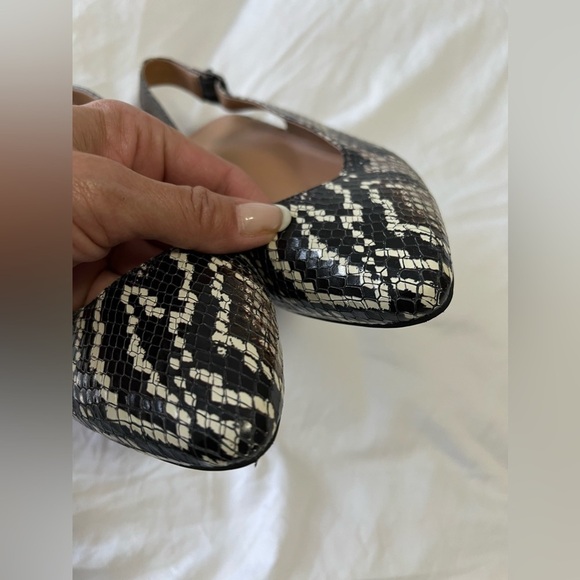 Vionic CRYSTAL JADE Boa Pointed Toe Sling-Back Flats | Black US SZ 8.5 Medium - Picture 3 of 9